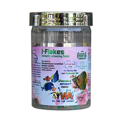 WA i-Flakes Immunity Enhancing Flakes For Fish Food [75g]