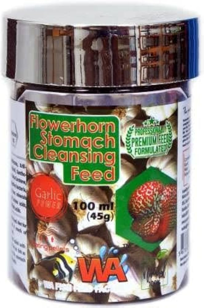 WA Flowerhorn Stomach Cleansing Feed For Fish Food [40g]